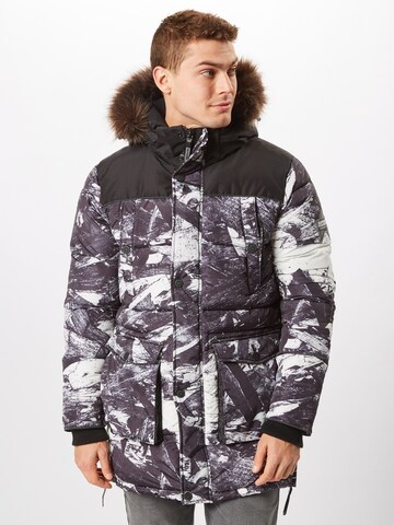 Superdry Winterparka in Grijs