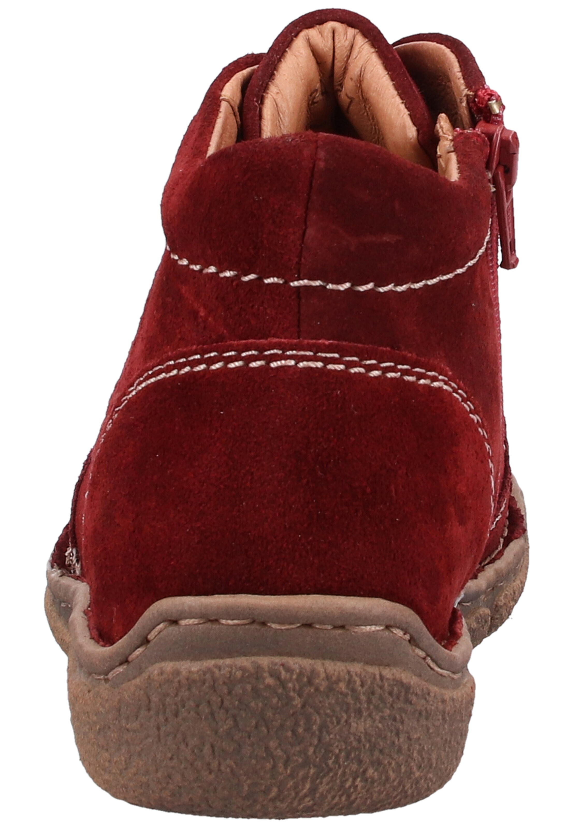 JOSEF SEIBEL Lace-Up Ankle Boots 'Neele' in Red