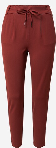 ONLY Pleat-Front Pants 'Poptrash' in Red: front