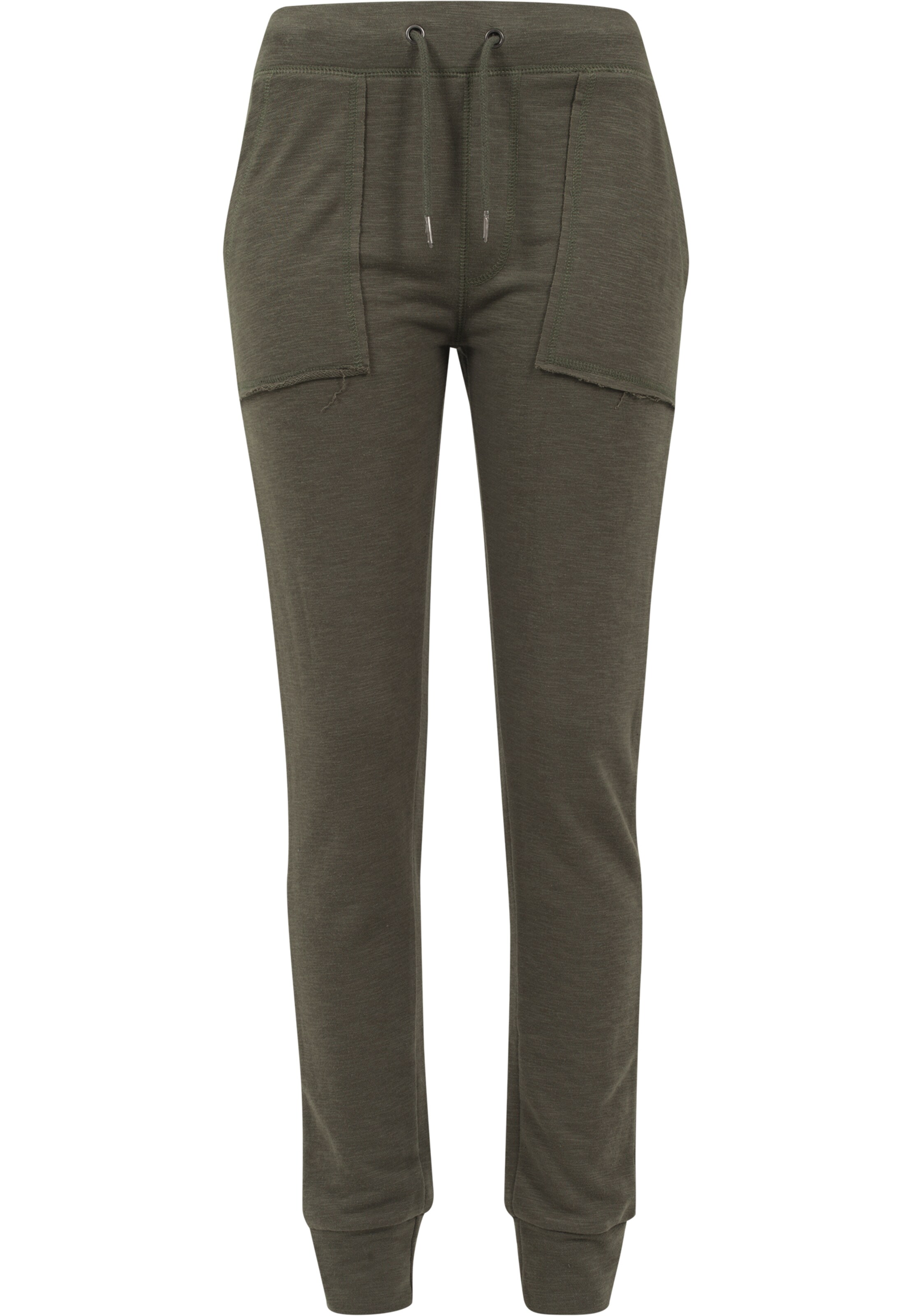 Urban Classics - Sweathose 'Terry' in oliv