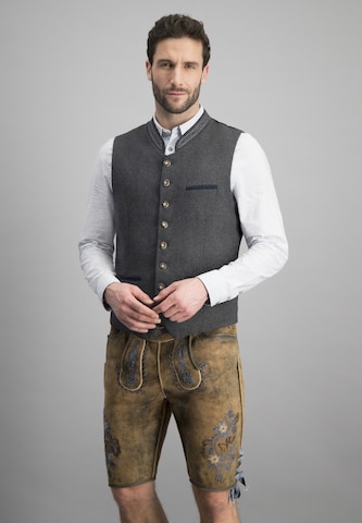 STOCKERPOINT Traditional Vest 'Sirius' in Grey: front