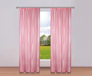 MY HOME Curtains & Drapes in Pink: front