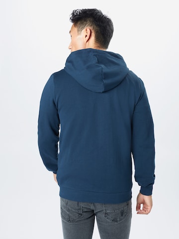 KnowledgeCotton Apparel Sweatjakke 'CEDAR' i blå