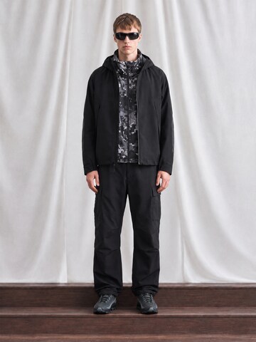 Dark Camo Techwear Hoodie Look