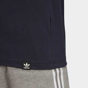 T-Shirt ADIDAS ORIGINALS en bleu : devant