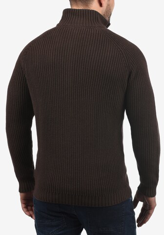!Solid Knit cardigan 'Xenos' in Brown