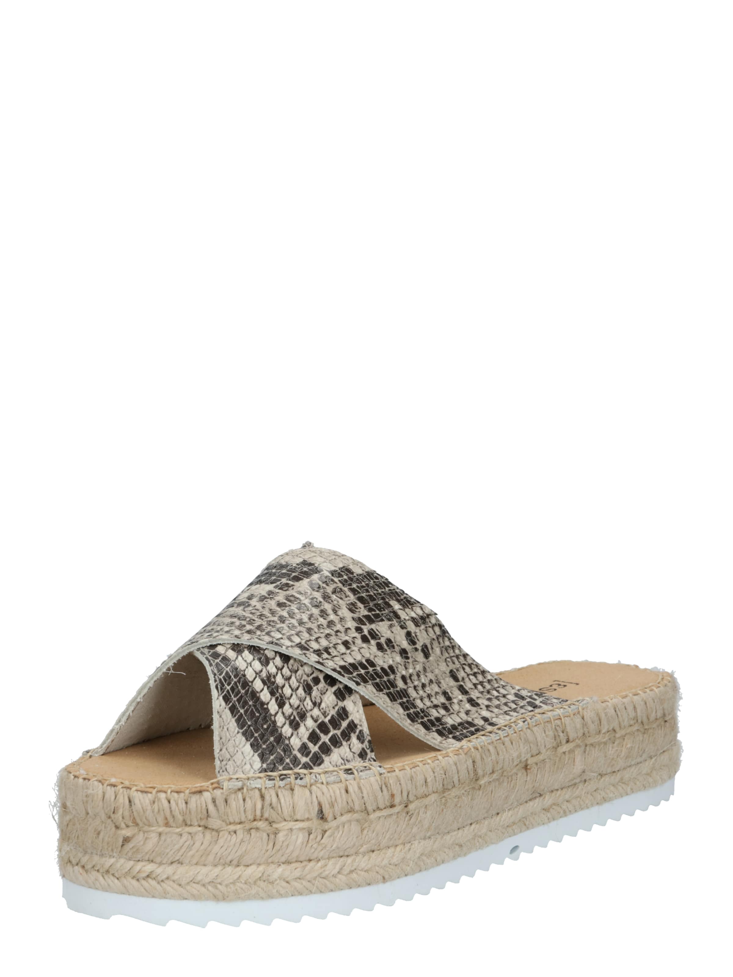 espadrij l´originale Pantolette in Beige: predná strana