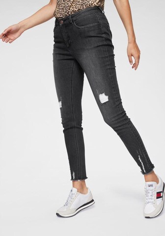 Aniston CASUAL Skinny Jeans in Black: front