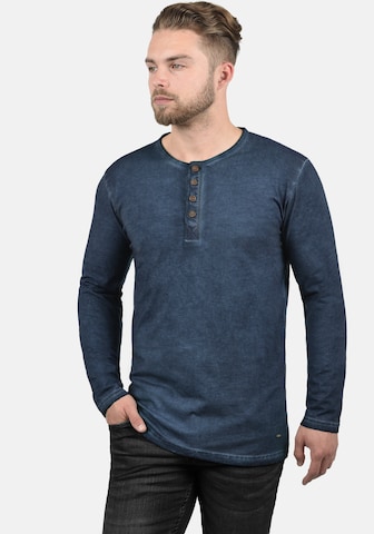 !Solid Rundhalsshirt 'Timur' in Blau: predná strana