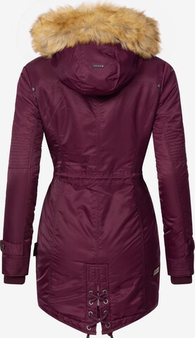 Parka d’hiver 'La Viva' NAVAHOO en rouge