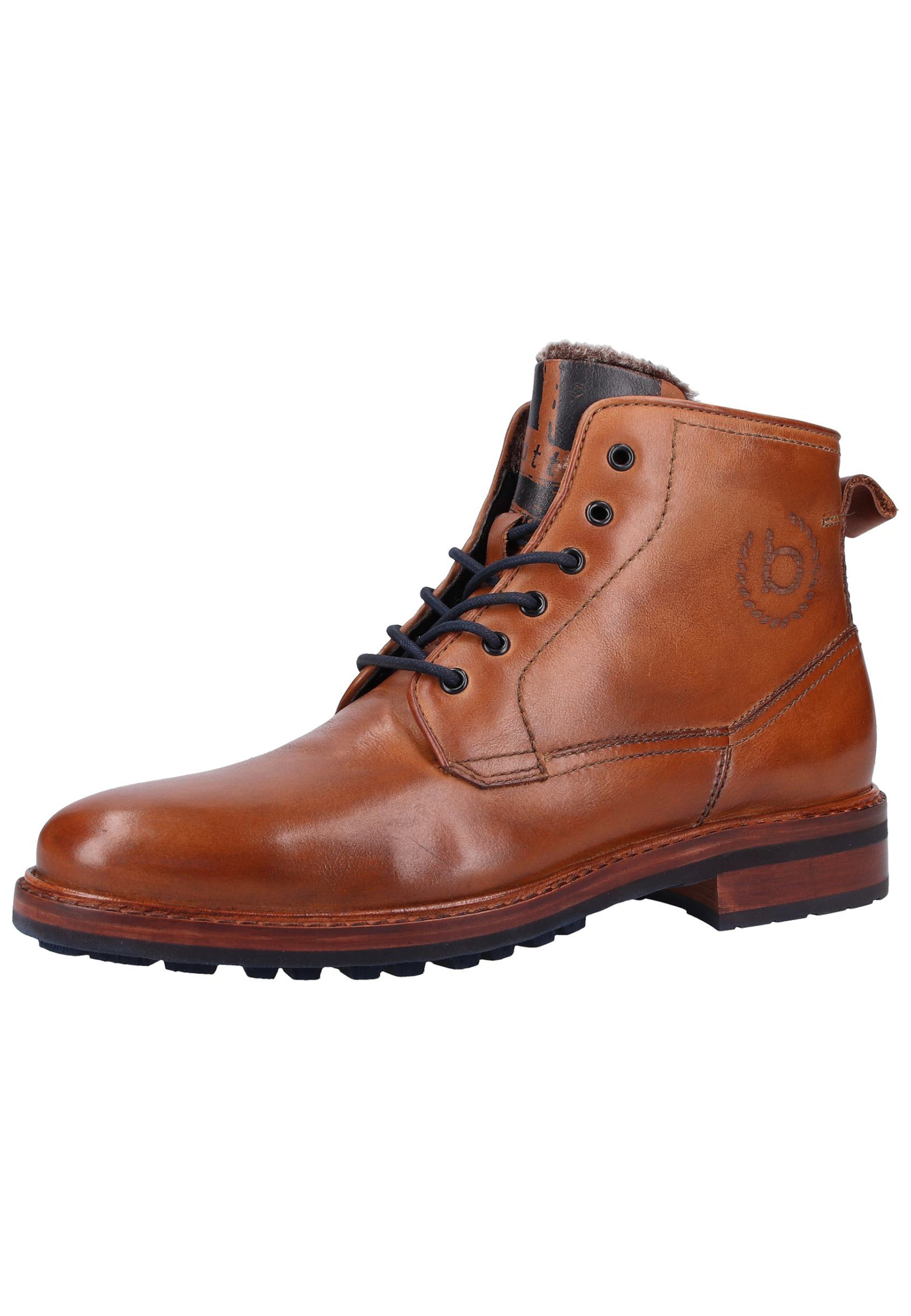 bugatti - Veterlaarzen in de kleur Cognac