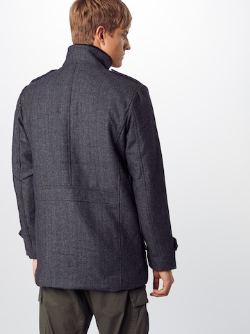 INDICODE JEANS Prechodná bunda 'Brendan' - Sivá: zadná strana