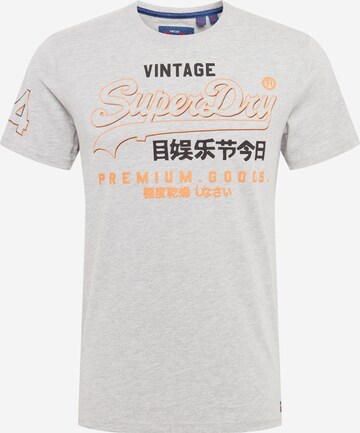 T-Shirt Superdry en gris : devant