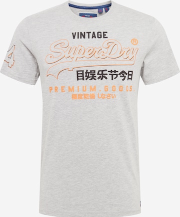 Superdry T-Shirt in Grau: predná strana