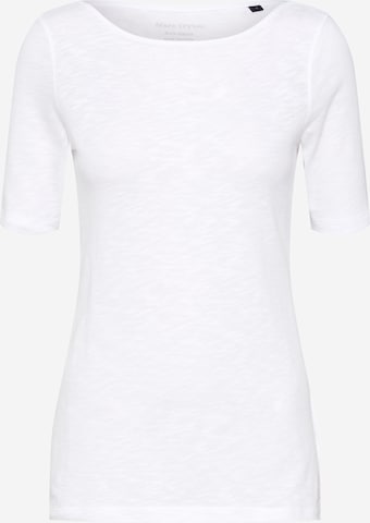 T-shirt Marc O'Polo en blanc : devant