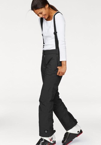 KILLTEC Regular Skihose 'Erielle' in Schwarz