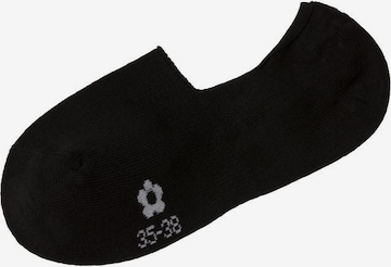 H.I.S Дамски чорапи тип терлици в черно