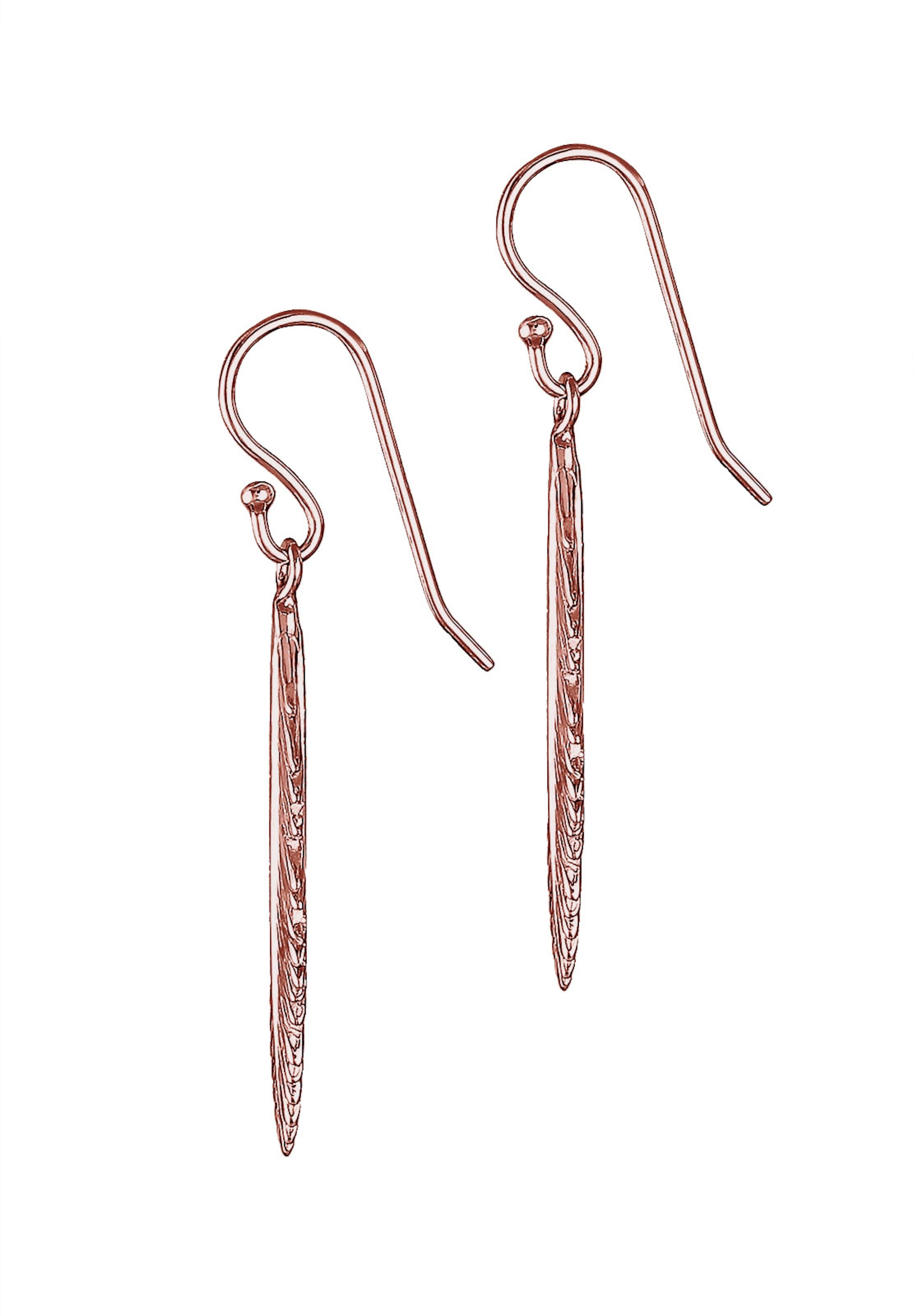 ELLI Oorbellen 'Feder' in Goud