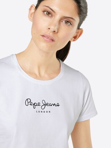 Maglietta 'NEW VIRGINIA' di Pepe Jeans in bianco