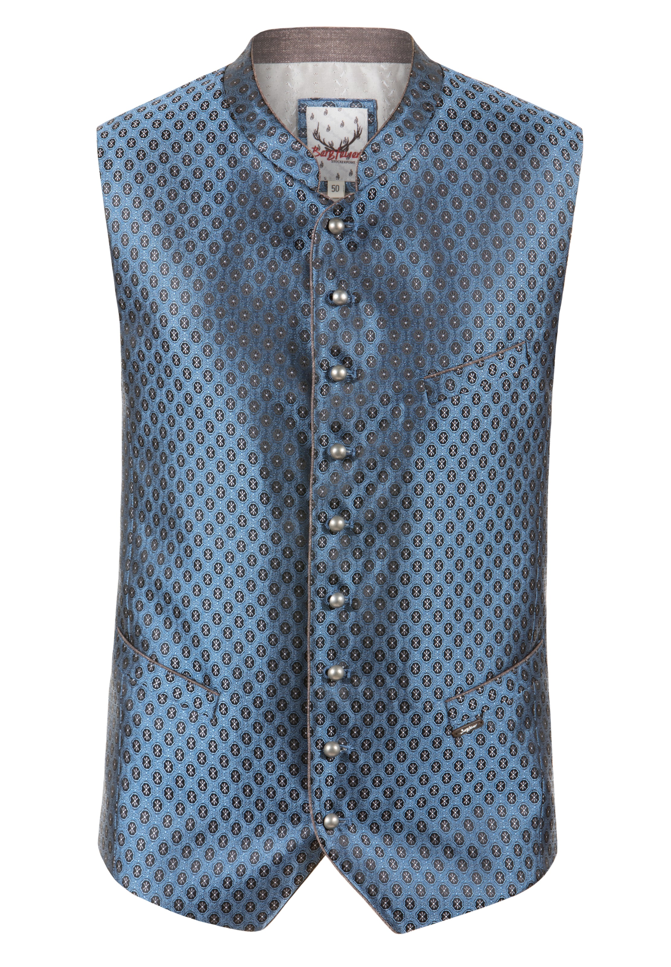 STOCKERPOINT - Klederdracht gilet in de kleur Blauw