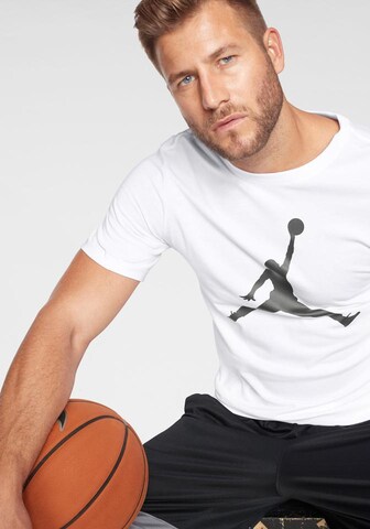 Jordan Футболка 'Jumpman' в Белый