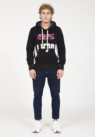 PLUS EIGHTEEN Sweatshirt in Zwart