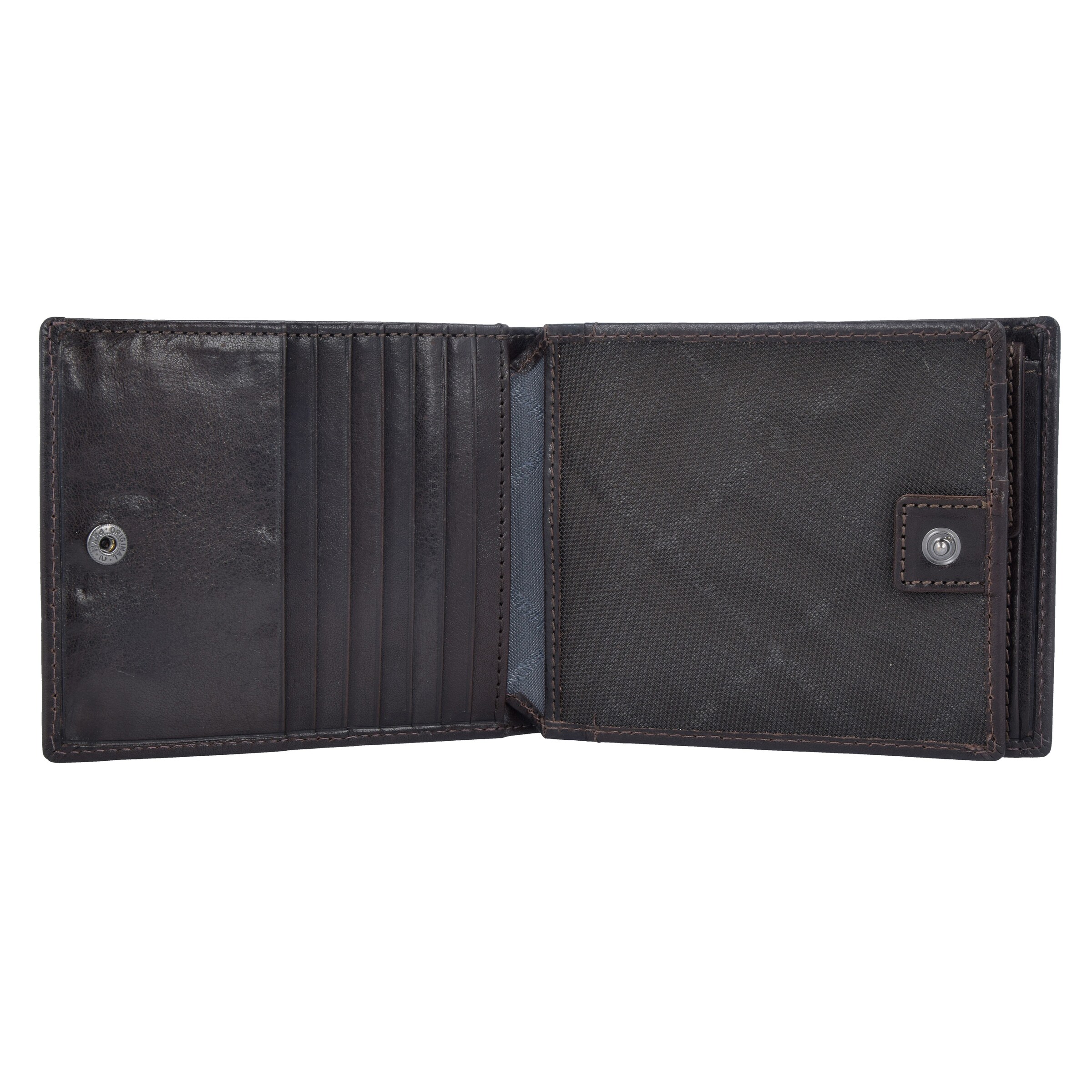 Braun Büffel Wallet in Brown