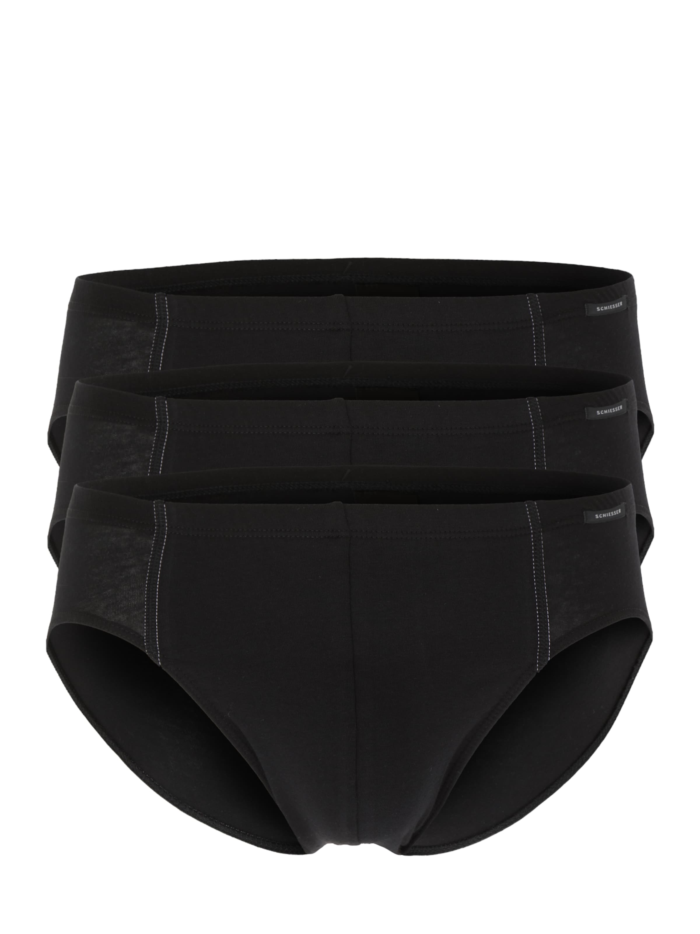 SCHIESSER Slip 'Supermini' in Schwarz: Vorderseite