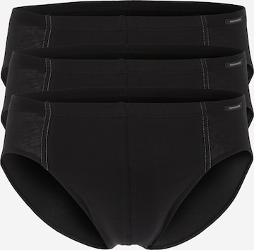 Slip 'Supermini' SCHIESSER en noir : devant