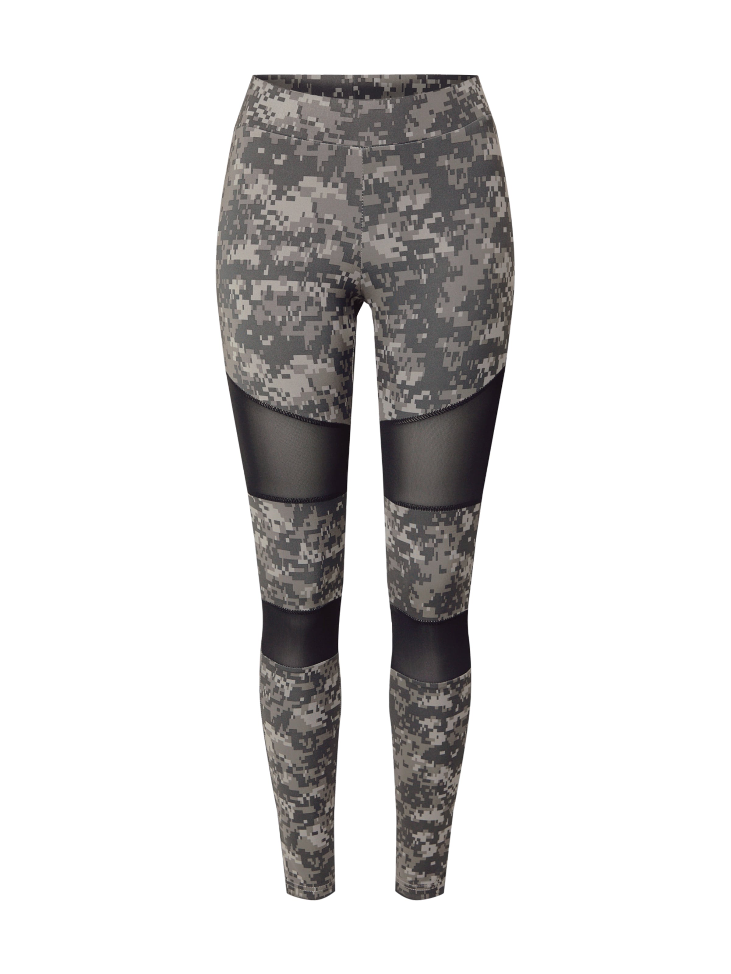 Urban Classics Леггинсы в Серый: спереди