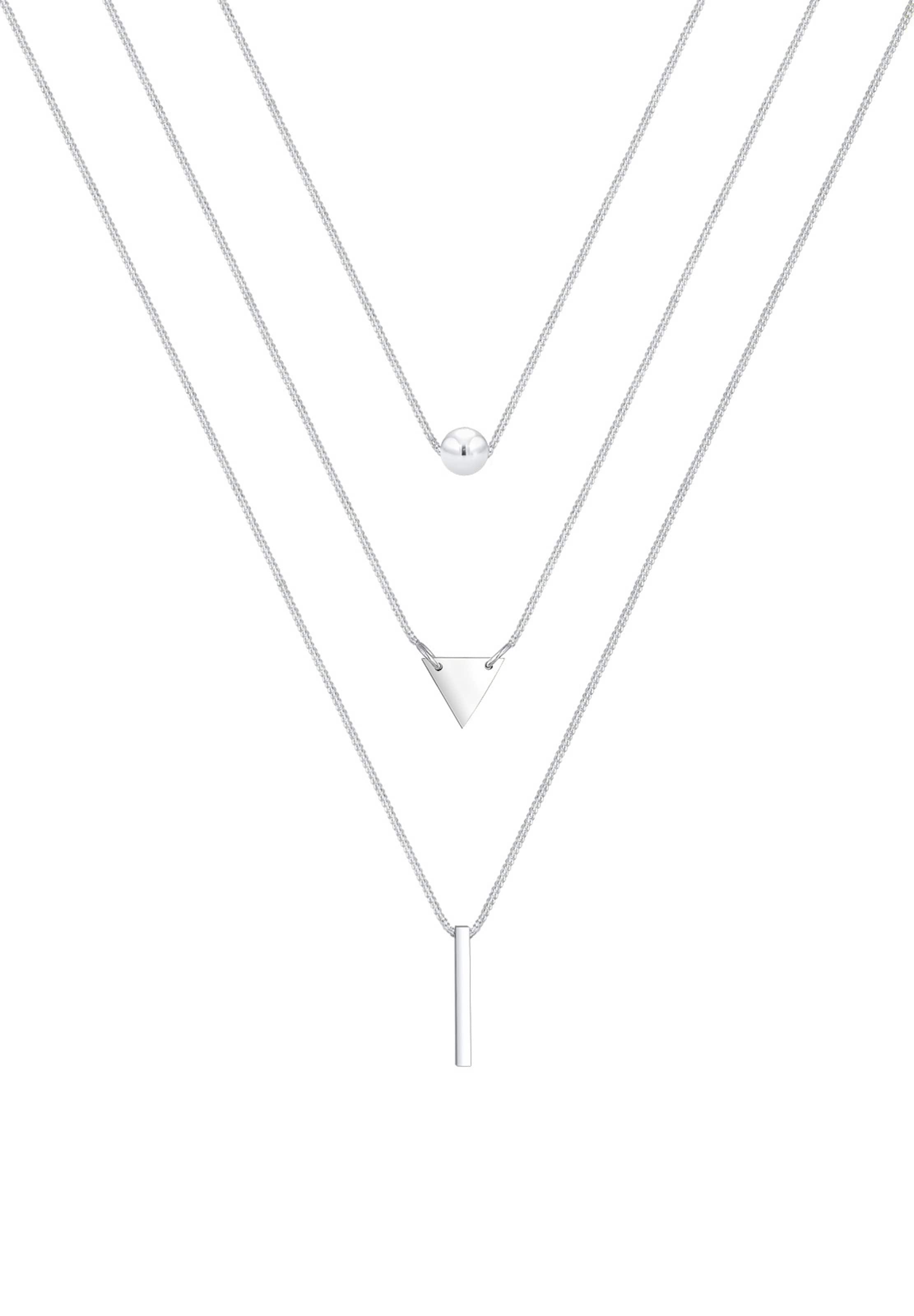 Chaîne ELLI en argent : devant