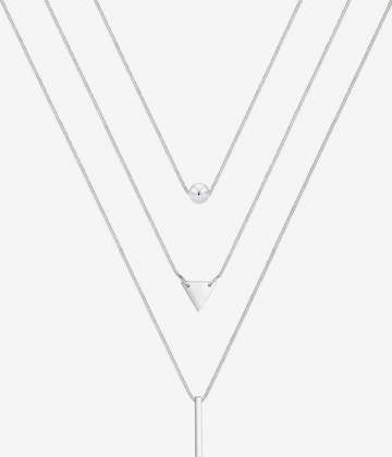 ELLI Ketting in Zilver: voorkant