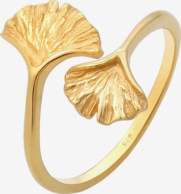 ELLI Ring 'Ginkgo' in Gold: front