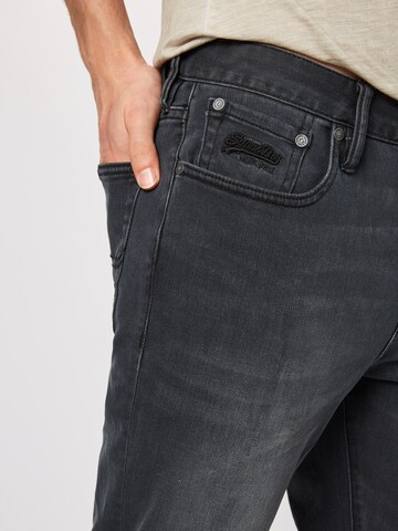 Coupe slim Jean 'Tyler' Superdry en noir