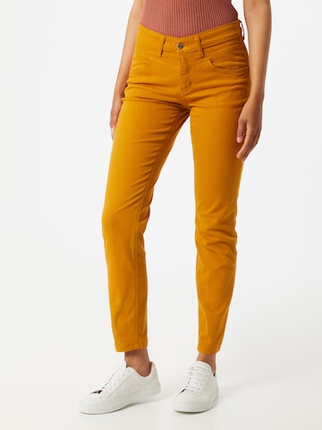 Slimfit Jeans 'Dream' de la MAC pe galben: față