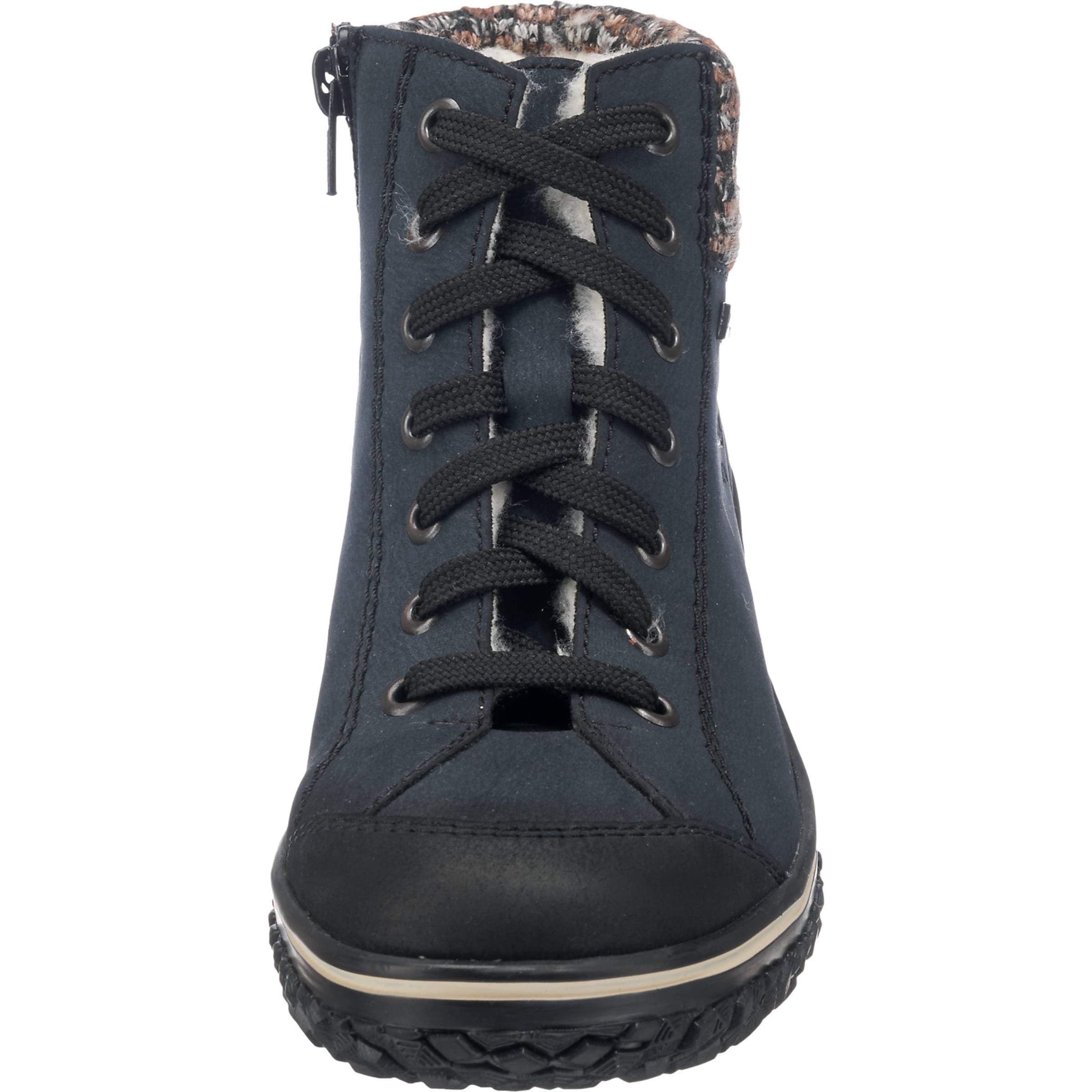 Rieker Schnürstiefelette in Blau