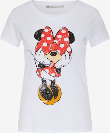 ONLY T-Shirt 'MICKEY VINTAGE' in Weiß: predná strana