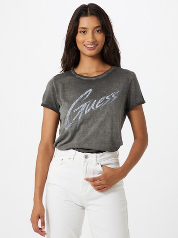 GUESS - Camiseta 'Ivonne' en negro: frente