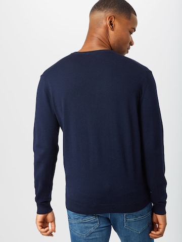 UNITED COLORS OF BENETTON Regular fit Пуловер в синьо