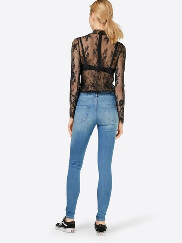 VILA Slimfit Jeans 'VICommit' in Blau: Rückseite