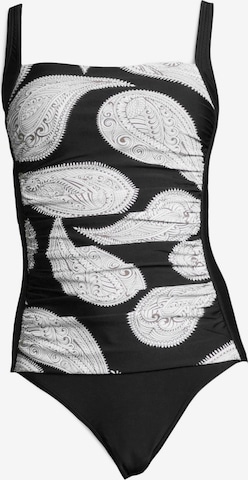 LASCANA Balconette bra Shaping Swimsuit in Black: front