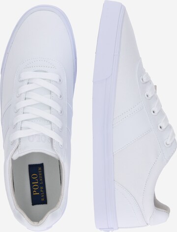 Polo Ralph Lauren Sneaker low 'Hanford' i hvid: side