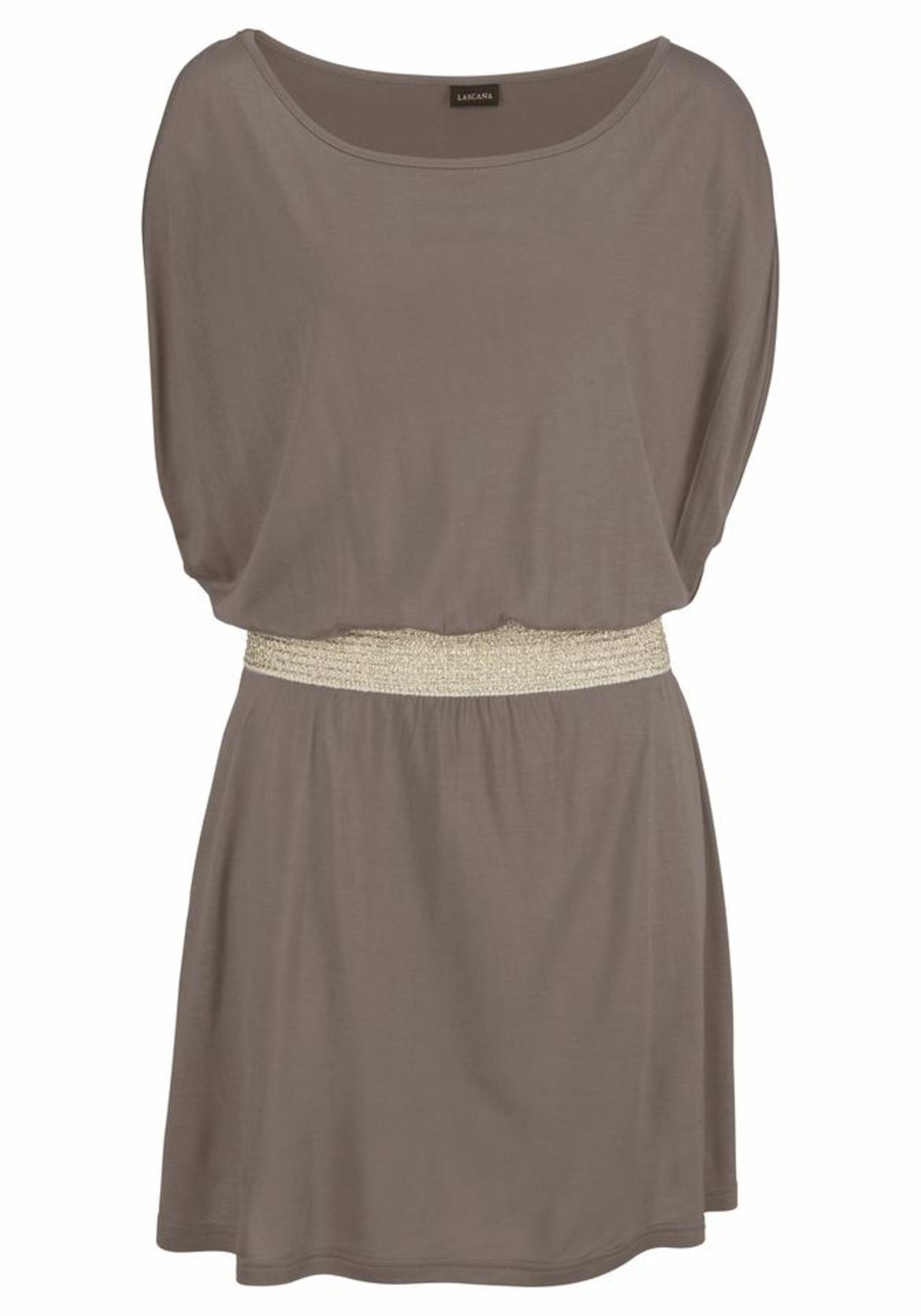 LASCANA - Strandjurk in de kleur Crème