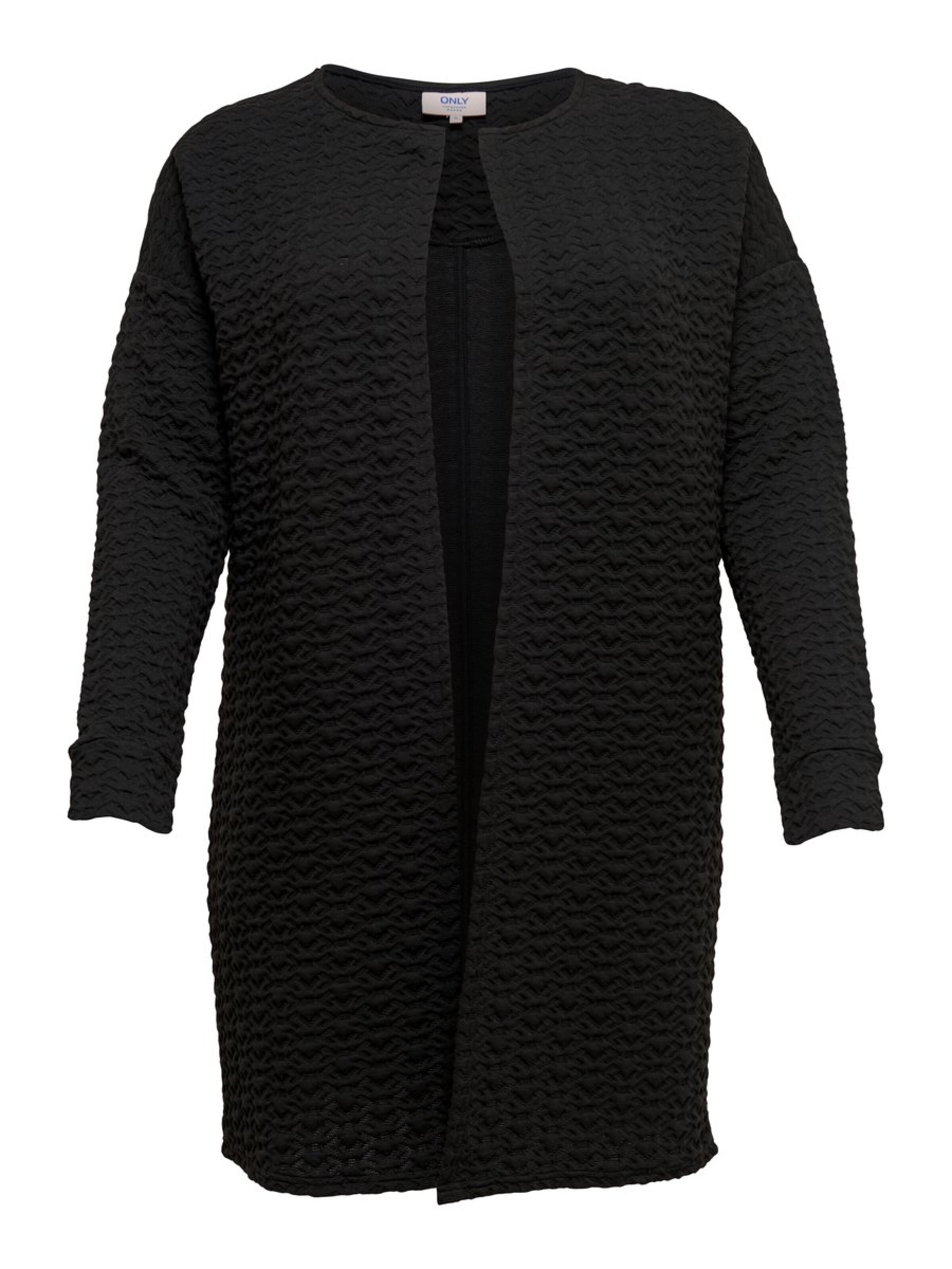 ONLY Carmakoma - Gebreid vest in de kleur Zwart