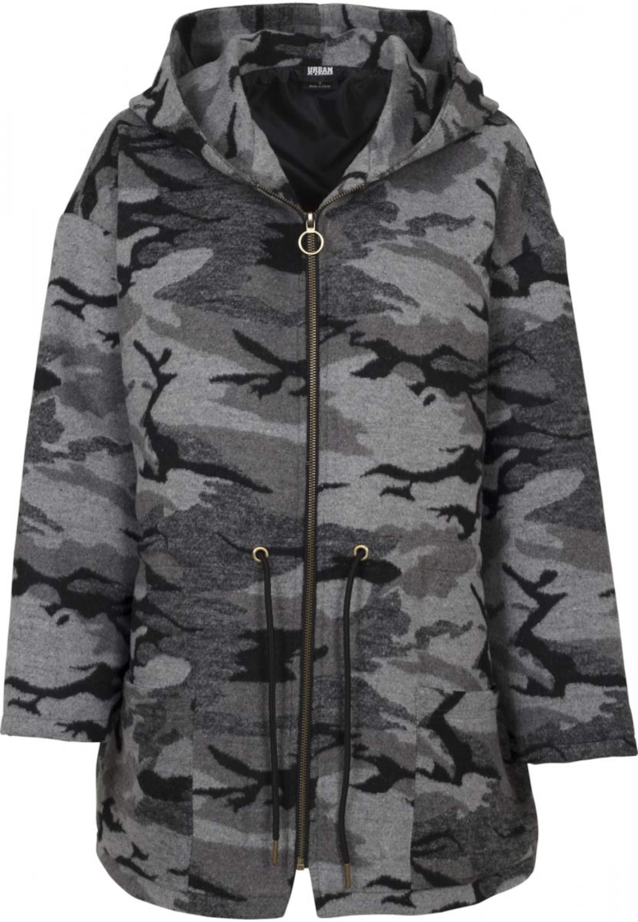 Parka mi-saison Urban Classics en gris : devant