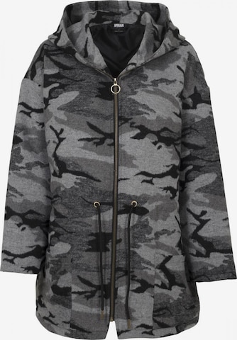 Urban Classics Between-Seasons Parka in Grey: front