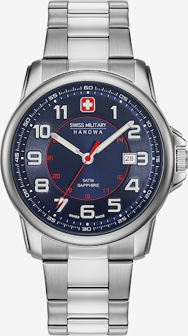 SWISS MILITARY HANOWA Uhr in Silber: predná strana