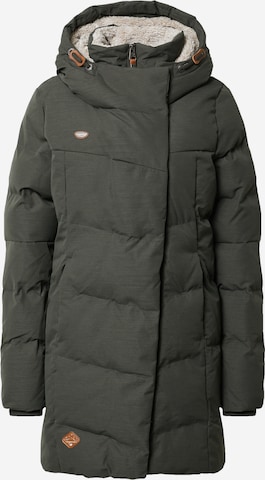 Ragwear Zimní kabát 'Pavla' – zelená: přední strana