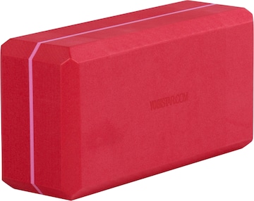 YOGISTAR.COM Yoga Block 'Yogiblock Basic' in Red: front