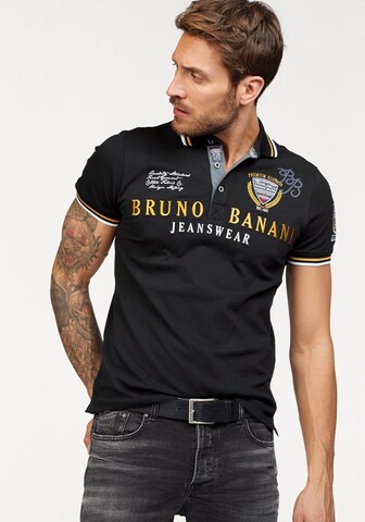 BRUNO BANANI Poloshirt in Schwarz: predná strana